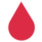 Drop of Blood emoji on Twitter
